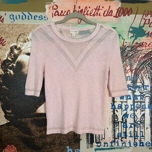 Charming Maison Jules Intarsia Fine Knit Top
